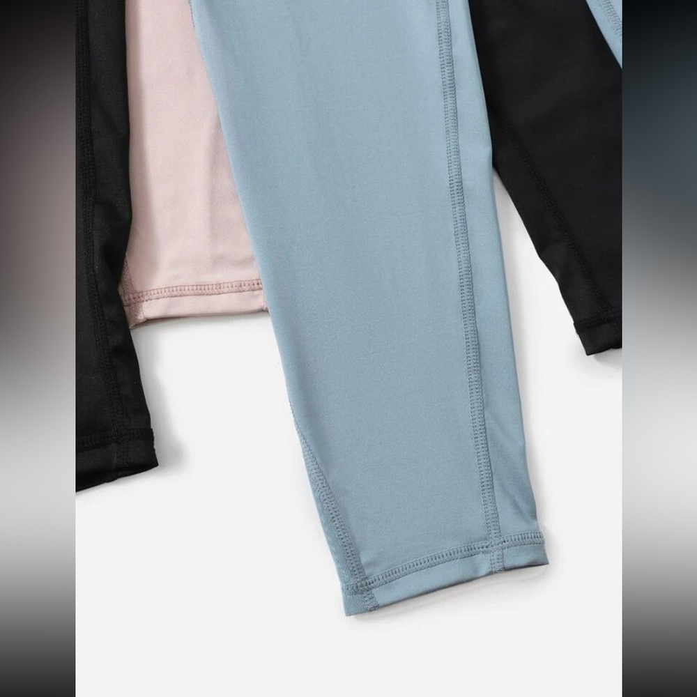 Breathable 3pcs sports leggings with phone pockets - Picture 3 of 5